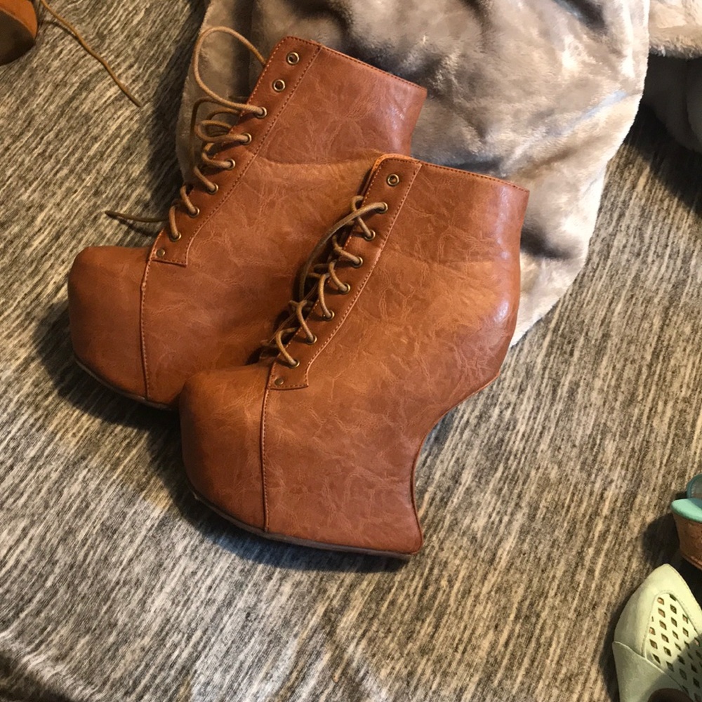 Brown heels
